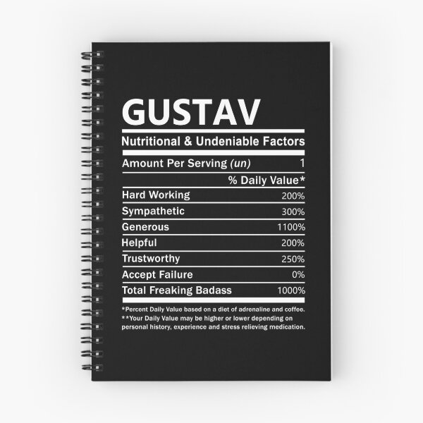 Item preview, Gustav Name T Shirt - Gustav Nutritional And Undeniable Factors Gift Item Tee designed and sold by alexandraf49.