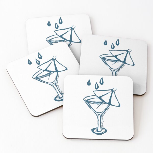 Item preview, Only Happy When It Rains Cocktail designed and sold by NakakiArt.