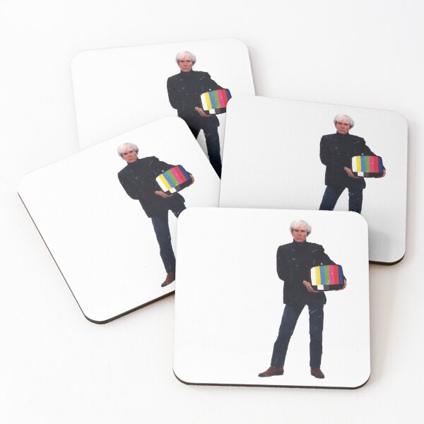 Item preview, Andy Warhol portrait designed and sold by fueledbymocha.