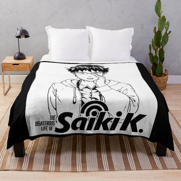 Item preview, Black And White Design The Disastrous Life of Saiki K Manga Poster designed and sold by lavernapete.