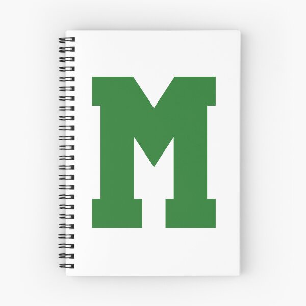 Item preview, Alphabet, Green M, Sports letter M designed and sold by TheCultStuff.