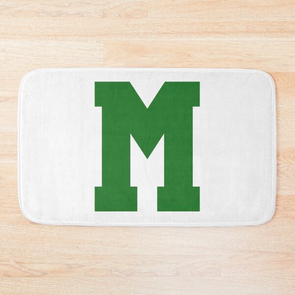 Item preview, Alphabet, Green M, Sports letter M designed and sold by TheCultStuff.
