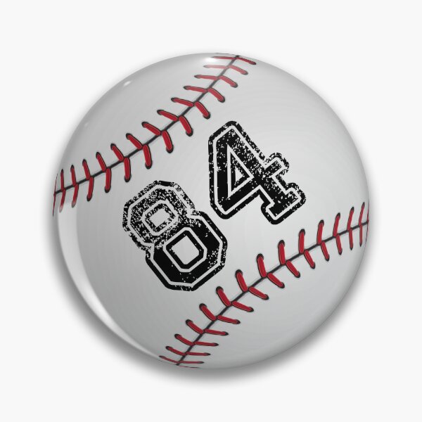 Item preview, Baseball ball number 84, eighty four designed and sold by TheCultStuff.