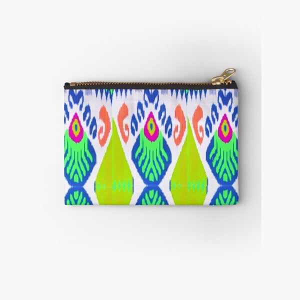 Item preview, Beautiful flower Uzbek ikat patterns - Ikat designed and sold by LeFabriqueOuz.