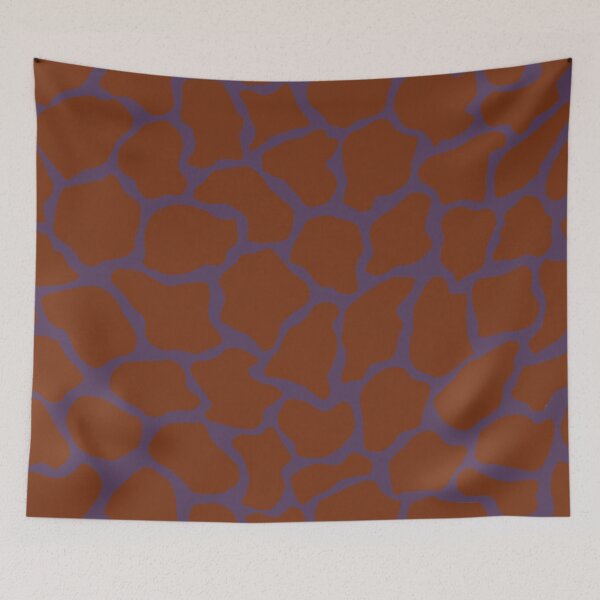 Item preview, English Violet or Old Heliotrope in Giraffe Pattern  designed and sold by DayColors.