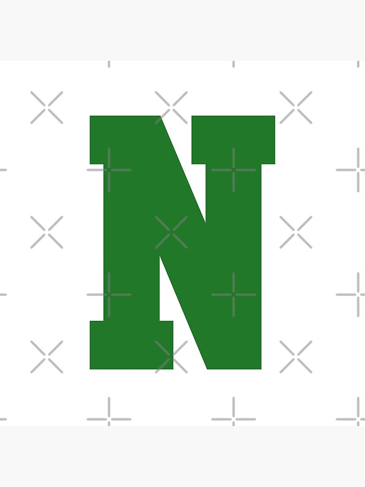 "Alphabet, Green N, Sports letter N" Poster for Sale by TheCultStuff