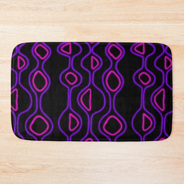 Item preview, 50s style Neon Abstract Blobs Purple Pink designed and sold by that5280lady.
