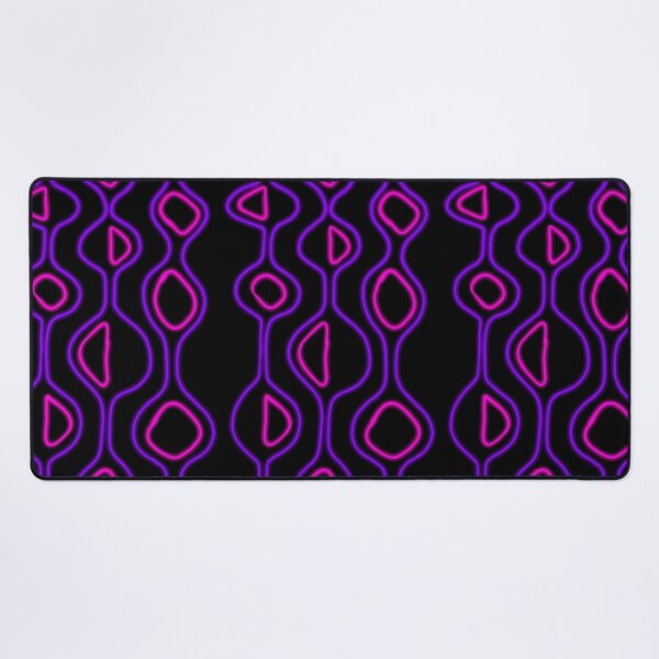 Item preview, 50s style Neon Abstract Blobs Purple Pink designed and sold by that5280lady.