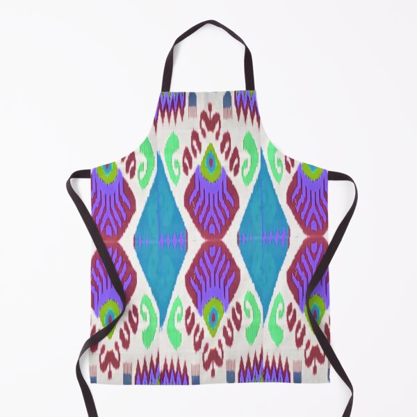 Artikelvorschau, Schöne usbekische Ikat-Blumenmuster - Ikat entworfen und verkauft von LeFabriqueOuz.