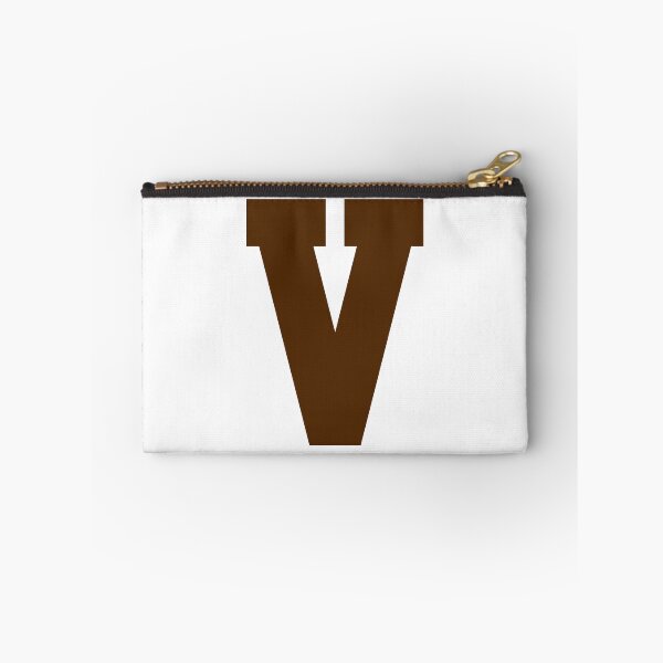 Item preview, Alphabet, Brown V, Sports letter V designed and sold by TheCultStuff.