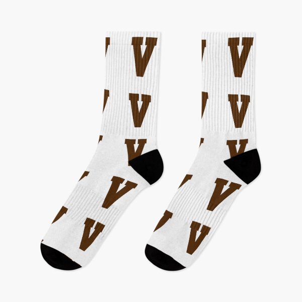 Item preview, Alphabet, Brown V, Sports letter V designed and sold by TheCultStuff.