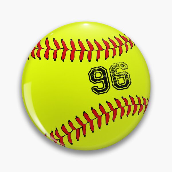 Item preview, Softball ball number 96, ninety six designed and sold by TheCultStuff.