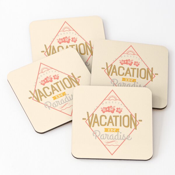 Item preview, Vacation in Paradise — Travel motivation quotes, lettering designed and sold by GreekTavern1979.