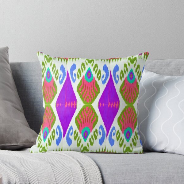 Artikelvorschau, Schöne usbekische Ikat-Blumenmuster - Ikat entworfen und verkauft von LeFabriqueOuz.