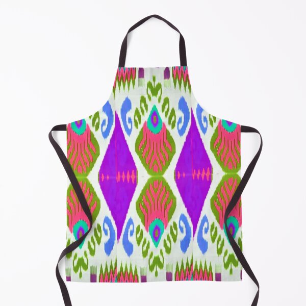 Artikelvorschau, Schöne usbekische Ikat-Blumenmuster - Ikat entworfen und verkauft von LeFabriqueOuz.