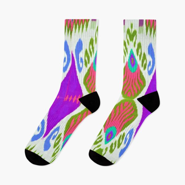 Artikelvorschau, Schöne usbekische Ikat-Blumenmuster - Ikat entworfen und verkauft von LeFabriqueOuz.