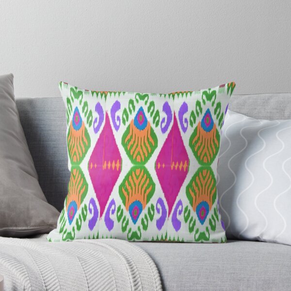 Artikelvorschau, Schöne usbekische Ikat-Blumenmuster - Ikat entworfen und verkauft von LeFabriqueOuz.