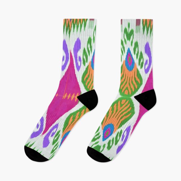 Artikelvorschau, Schöne usbekische Ikat-Blumenmuster - Ikat entworfen und verkauft von LeFabriqueOuz.