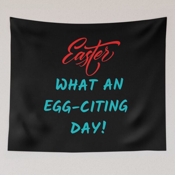 Item preview, Easter, What an Egg- citing day! - Easter 2022 designed and sold by Sam Artist.