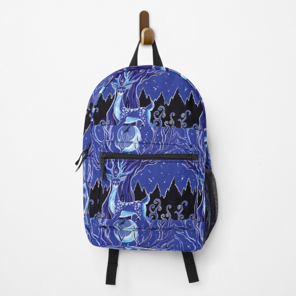 Item preview, Blue Deer On Halloween Night Oil Painting designed and sold by Sam-DesignMart.
