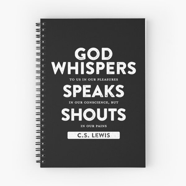 Item preview, CS Lewis God Whispers designed and sold by BaoAnhVFF.