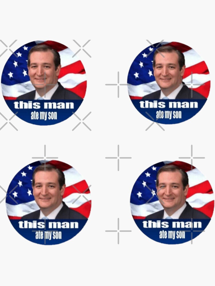 "Ted Cruz sticker pack " Sticker for Sale by Fabteyy Redbubble