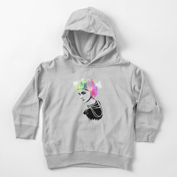 Coco Chanel Logo Pink Youth Hoodie 