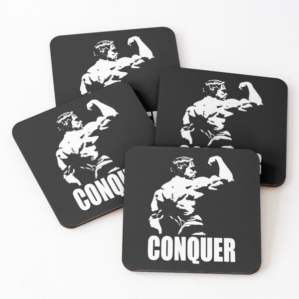 Item preview, CONQUER Arnold Back Bicep Flex designed and sold by BaoAnhVFF.