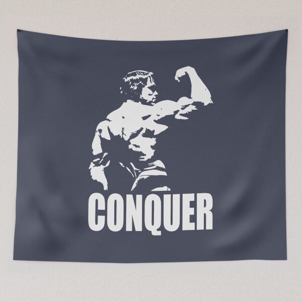 Item preview, CONQUER Arnold Back Bicep Flex designed and sold by BaoAnhVFF.