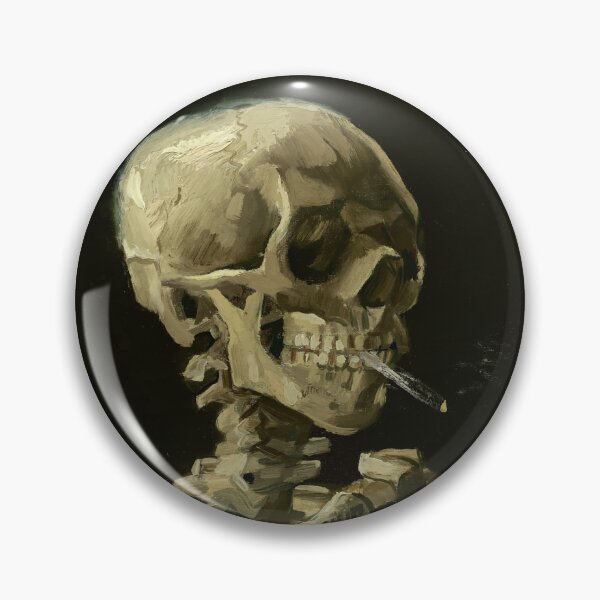 Item preview, Head of a Skeleton with a Burning Cigarette - Vincent van Gogh designed and sold by starrylite.