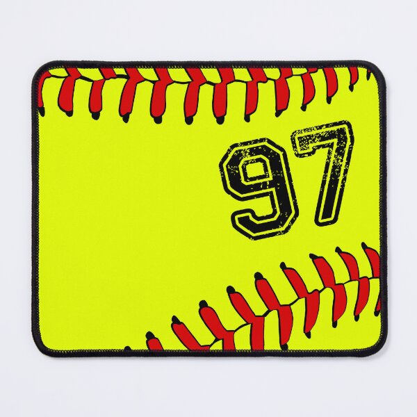 Item preview, Softball ball number 97, ninety seven designed and sold by TheCultStuff.