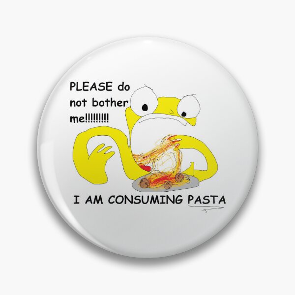 Item preview, PLEASE do not bother me!!!!! I AM CONSUMING PASTA ms paint classic designed and sold by keysmashing.