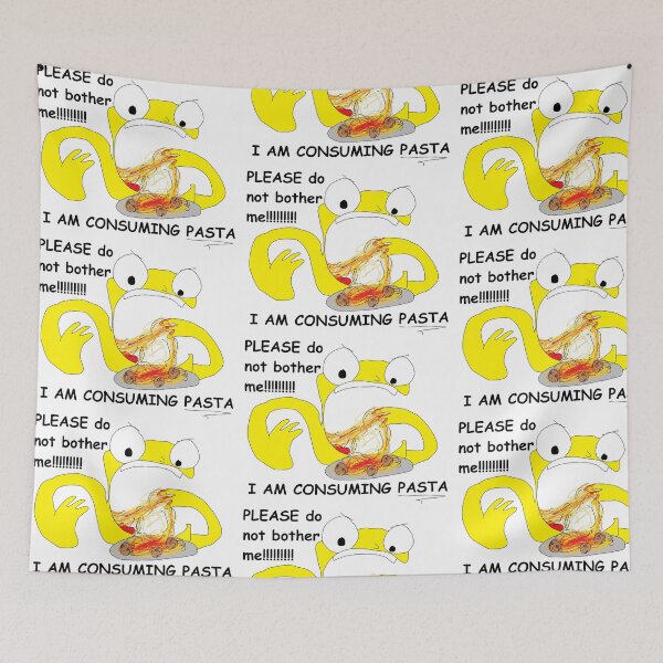 Item preview, PLEASE do not bother me!!!!! I AM CONSUMING PASTA ms paint classic designed and sold by keysmashing.