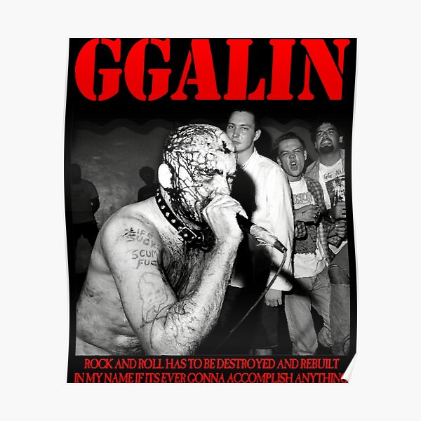 GG ALLIN / GGアリン 現地オリジナルポスター 当時物 ハードコア GG ALLIN / GGアリン 現地オリジナルポスター 当時物 ハードコア
