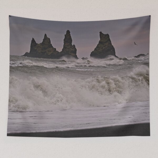 Item preview, Reynisdrangar Iceland at Sunrise designed and sold by Catherine Reading.