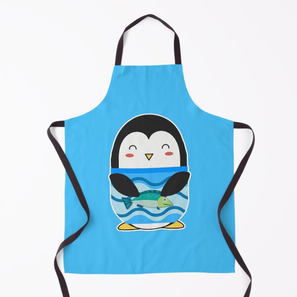 Item preview, Cute Antarctica Penguin Fishing at the Deep Blue Sea designed and sold by Cawaiico.
