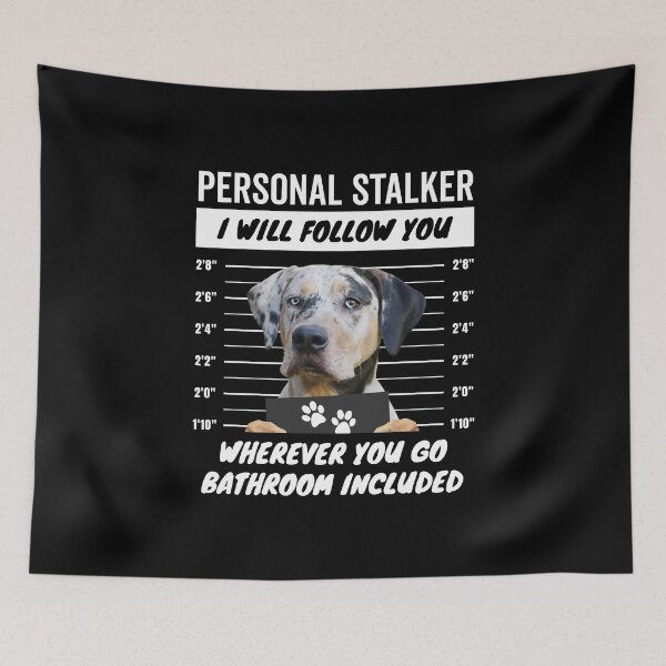 Item preview, Personal Stalker – Blue Merle Catahoula Leopard Dog designed and sold by More Cute Dogs.