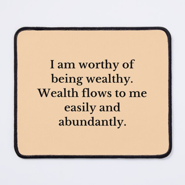 Item preview, I Am Worthy Of Being Wealthy - Money Manifestation designed and sold by Manifest-Life.