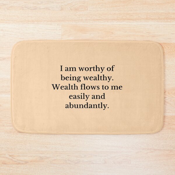 Item preview, I Am Worthy Of Being Wealthy - Money Manifestation designed and sold by Manifest-Life.