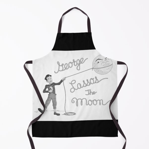 Item preview, George Lassos the Moon Poster designed and sold by lavernapete.