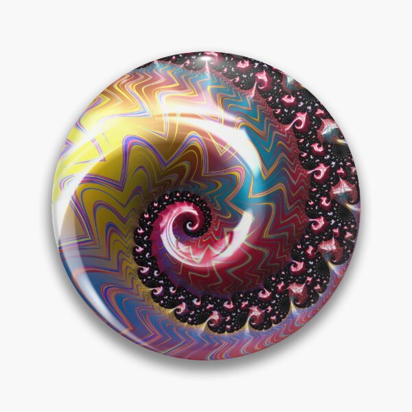 Item preview, Shiny Zigzag Fractal One designed and sold by Elisabeth Lucas.