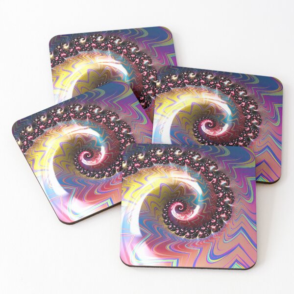Item preview, Shiny Zigzag Fractal One designed and sold by Elisabeth Lucas.