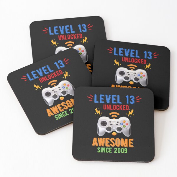 Artikelvorschau, Level 13 Unlocked Awesome Since 2009, Awesome Since 2009 entworfen und verkauft von WanderTravels.