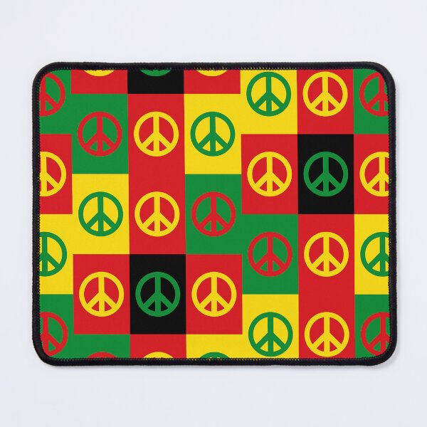 Item preview, Rasta Peace Symbol Reggae Flag Pop Art designed and sold by designandclouds.