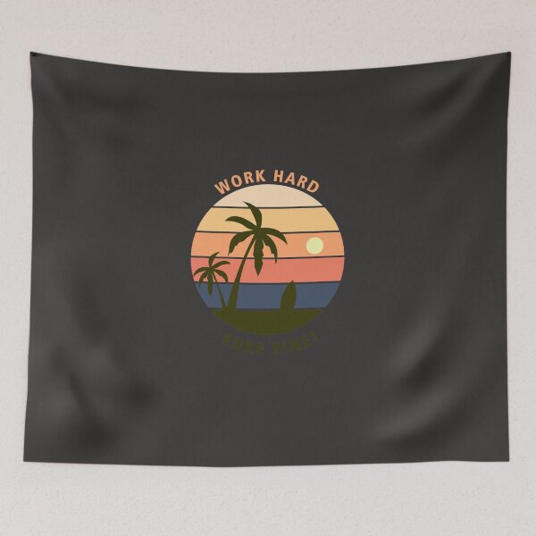 Item preview, Work hard, surf fine! Classic T-Shirt designed and sold by EmilyVogel.