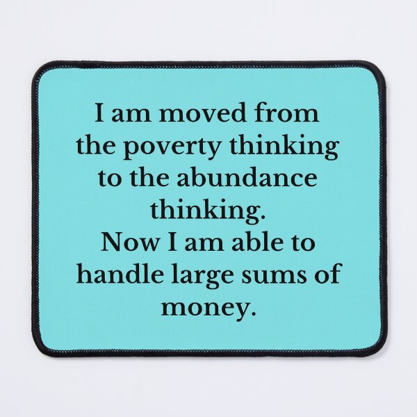 Item preview, I Am Able To Handle Large Sums Of Money - Money Manifestation designed and sold by Manifest-Life.