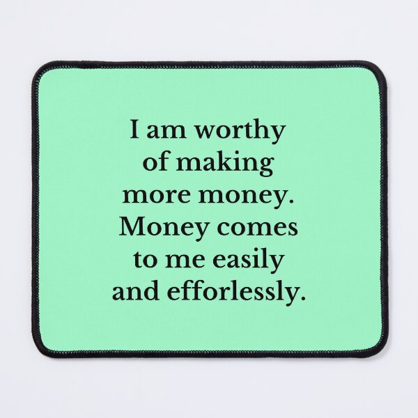 Item preview, I Am Worthy Of Making More Money - Money Manifestation designed and sold by Manifest-Life.