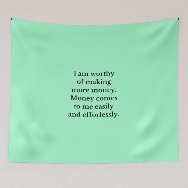 Item preview, I Am Worthy Of Making More Money - Money Manifestation designed and sold by Manifest-Life.