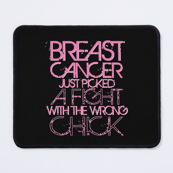 Item preview, Breast Cancer Just Picked A Fight With The Wrong Chick designed and sold by LittleDuckk.