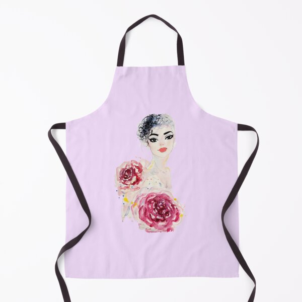Item preview, girl with flowers peonies designed and sold by Nazrin Nasimi.